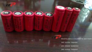 Wholesale IMR 18350 700mAh Lithium Ion Rechargeable Batteries 3.7V 2.6WH E-Cigarette from china suppliers