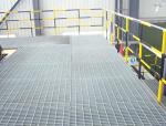 Light weight building materials industrial platforms galvanized steel grating