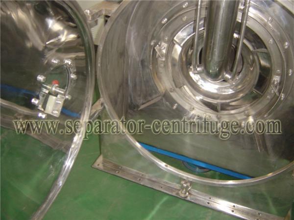 Horizontal Spiral Discharge PWC Food Separator - Centrifuge , Equipment For Suspension Liquid