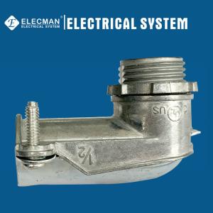 Wholesale 1/2&quot; Zinc Die Cast 90 Degree Squeeze Connector For Flex AC MC Cable from china suppliers