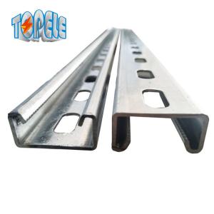 Wholesale 1 - 5/8 Single 10 Feet Steel Unistrut Channel Slotted from china suppliers
