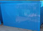 Blue Round Hole Perimeter Safety Screens 1.2X1.8m For Protection