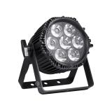 Waterproof 7pcs RGBWAUV 6in1 LED Par Can Stage Lights with Aluminum Alloy Shell