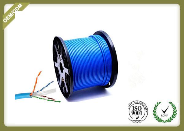 Cat6 STP 23AWG Network Fiber Optic Lan Cable , Optical Ethernet Cable Pure