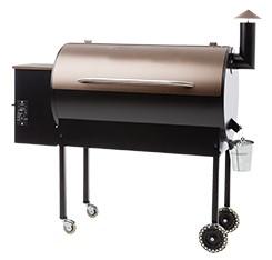 Wooden Fired Burning Charcoal Pellet Grill Heavy Duty Hinged Stainless Steel Lid
