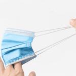 White Blue Pink Disposable Face Mask Daily Use Customized Color And Size