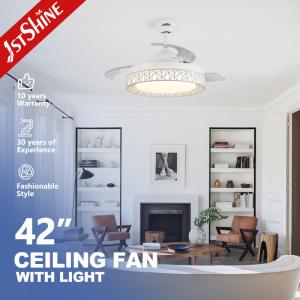 Wholesale High Lumen LED Ceiling Fan with Hidden Blades Modern Design Style Support Dimmer Yes from china suppliers