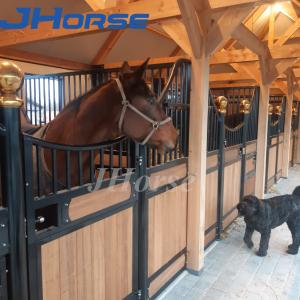 Wholesale Horse Stable Equipment stall powder coated hot dipped in black or brown from china suppliers