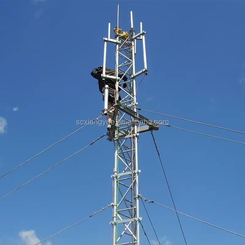 Galvanized Guyed Wire Communication Antenna Wifi Tower