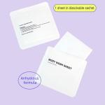 Private Label Shower Sheets Biodegradable Body Wash Paper Eco Friendly