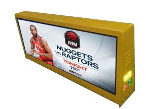 Wholesale Easy Installation Taxi Top Digital Signage Double Sided High Color Uniformity from china suppliers