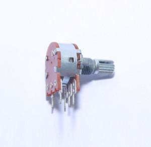 Wholesale 16mm rotary potentiometer, carton potentiometer with metal shaft, potentiometer with switch from china suppliers