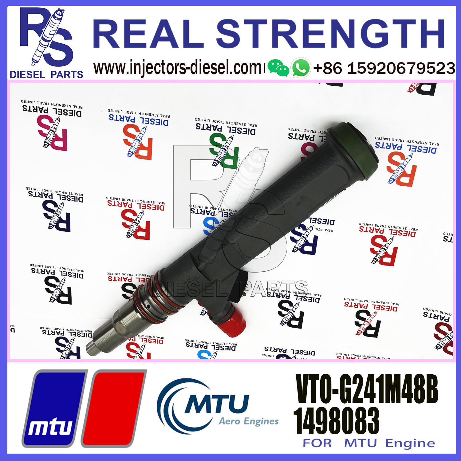 Wholesale diesel fuel injector assembly X52407500050 VTO-G241M48B G241M48B X52407 VTO-B160BM 0010104251/71 VTOB160BM MOR