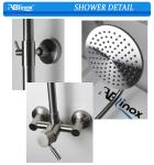 No Electroplating 304 316 Stainless Steel Bath Taps