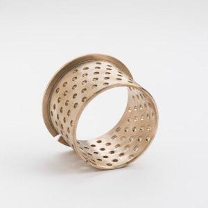 Wholesale 90 - 120HB Hardness Wrapped Bronze Bearing Bushing CuSn8P0.3 With Oil Holes from china suppliers