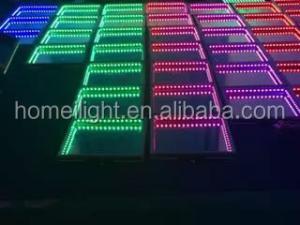 Wholesale Disco Party DJ stage equipment 3D Magic mirror effect LED RGB Abyss dance floor panel from china suppliers