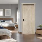 Hollow Glass Wood-plastic Composite Hollow Door Weather Resistant Flush Design