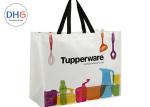 Grocery Stores Custom Non Woven Tote Bags Light Weight Color Silk Screen