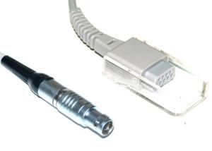 Wholesale Nonin 8604 Compatible Spo2 Adapter Cable Metal 6 Pin 4.0mm Cable Diameter from china suppliers