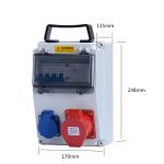 IP65 Waterproof Outdoor Electrical Socket Plastic Electric Box AC 220V 380V -