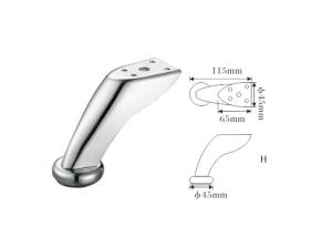Wholesale Chrome Modern Sofa Legs Fine Craftwork Rust Resistant Easy For Installation from china suppliers
