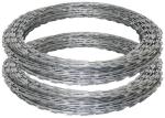 High Protection Razor Barbed Tape Wire , Blade Concertina Razor Wire In Silver