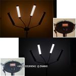 96w Spa Double Arms LED Fill Light For Eyelash Extensions Photography Four Arms