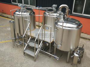 Wholesale 7 BBL Beer Making Equipment , Complete Microbrewery System Glycol Cooling System from china suppliers