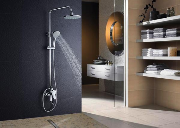 Wall Mounted Bathtub Shower Fixtures , Shower Bath Set ROVATE With Metered