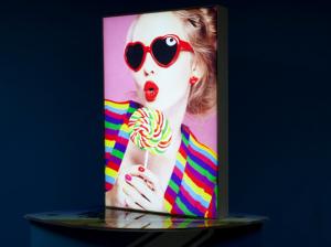 Wholesale Double Sided Tabletop LED Backlit Light Box Waterproof With Round Corner from china suppliers