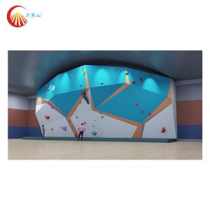 Wholesale Amusement Park Overhang Climbing Wall Boulder Indoor Rock Climbing For Adults from china suppliers