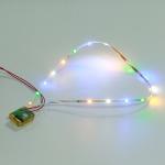 Rechargeable Battery Vibration LED Flashing Shoe Light Multicolor
