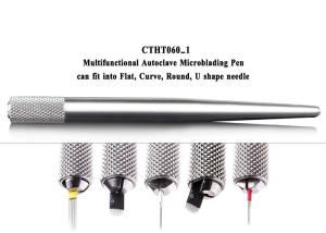 Wholesale Stainless Steel Autoclave Microblading Pen For Curve Flat Round U Shape Blade from china suppliers