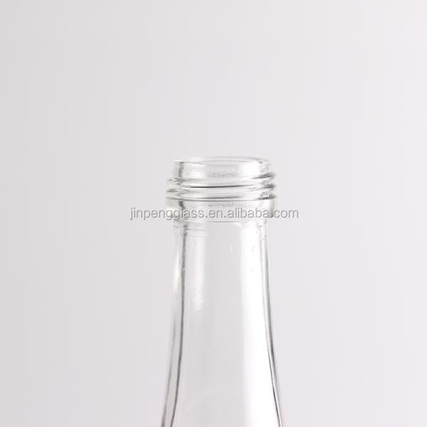 Bottle Color Clear Super Flint Glass 750ml Juice Glass Bottle with Aluminum Lid