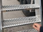2mm Galvanized Perforated Metal Stair Treads , Grip Strut Safety Grating