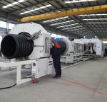 HDPE Double Wall Corrugated Drainage Pipe Equipment For 200-1000mm Pipes