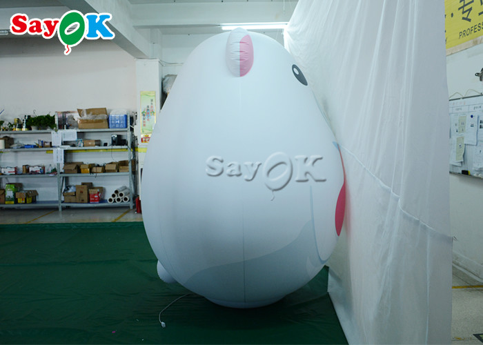 2m Inflatable Holiday Decorations White Cartoon Character Pvc Bear Cartoon