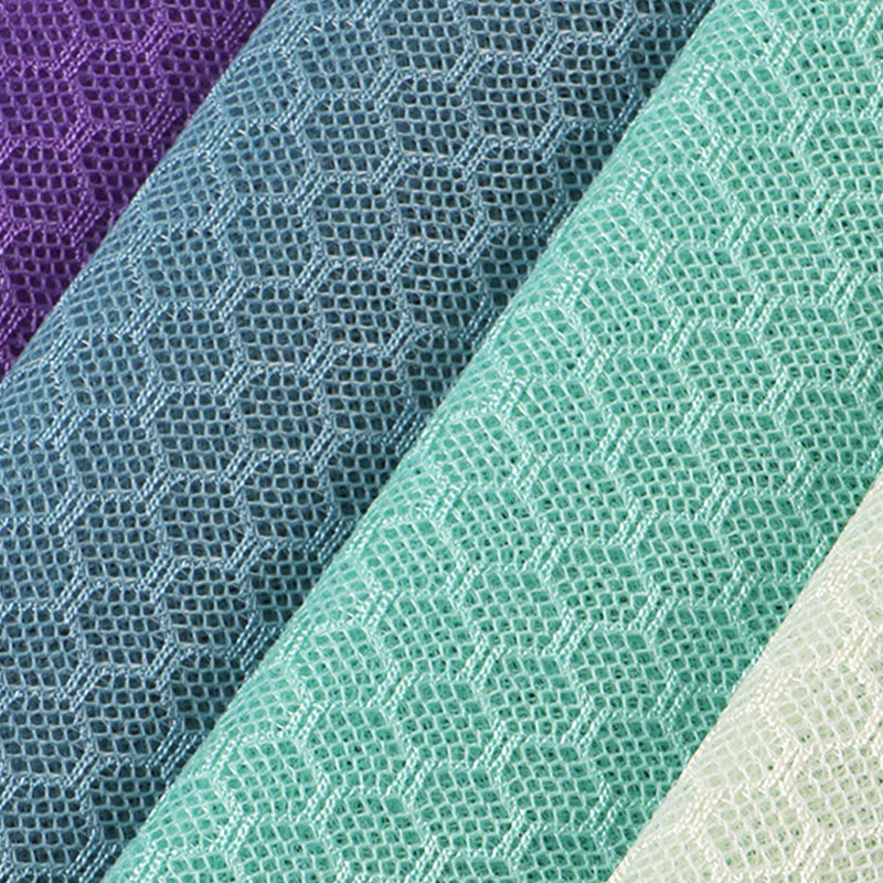 3mm Knitted Airmesh 250GSM Polyester Sports Mesh Fabric Tearproof For Luggage