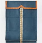 Anti-dust modern smart remote motorized blue grey beige linen curtain Roman