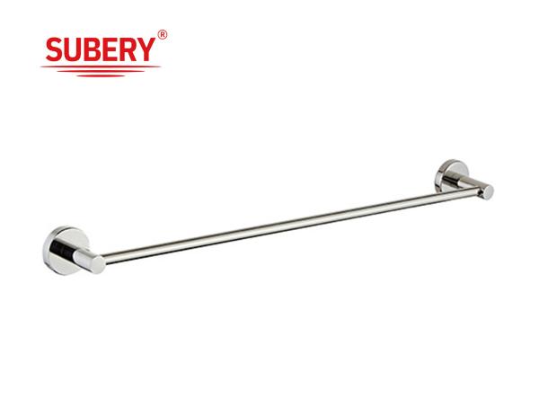 Luxury washroom single towel bar bathroom towel hook wall mounted stainless