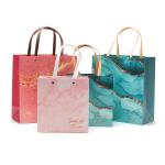 Upscale Luxurious Firm Cardboard Paper Tote Bag Luxury Packaging With Handles