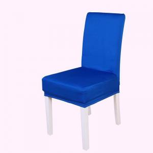 Wholesale OEM Different Colors Blue Green Peach Orange Red Chair Cover for Dining Chair from china suppliers