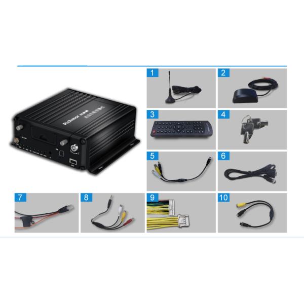 Network 4G Wifi H.265 8CH MDVR 1080P AHD HDD Mobile DVR Camera System For Van Taxi Bus Truck Car