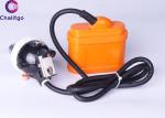 KJ6LM LED Miners Cap Lamp Corded Mining Lights 6Ah Battery for 15 Years