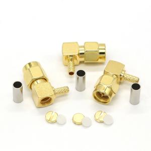 Wholesale SMA m R/A crimp for RG 316 cable connector from china suppliers