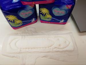 Wholesale Wingless Silk Disposable Sanitary Napkins 410mm With Soft Cotton Fabrics FDA from china suppliers