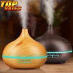 50ml/H 12W 300ml Wood Grain Essential Oil Diffuser