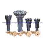 Alloy Steel DTH Bit for Rock Drilling Flat Face Round Buttons Ql40 Mining Type