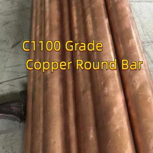 Wholesale OFHC C10100 Copper Solid Bar Rod Oxygen Free High Conductivity OD25mm Alloy C10100 from china suppliers