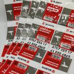 Glossy Laminate Packaging Label Stickers Water Based Ink Vinyl Sticker Matte